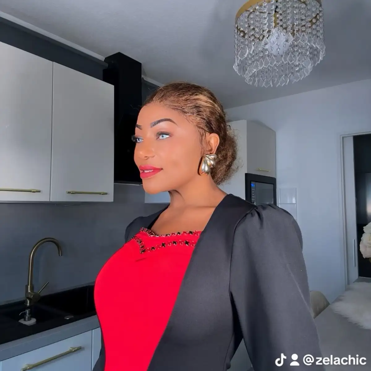 Boucle d’oreille doré